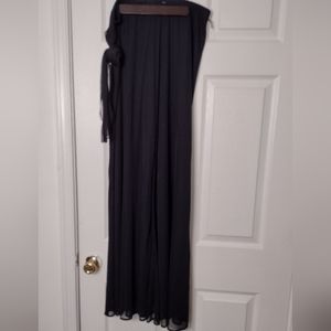 JBS Palazzo Pants sheer Black wide-leg pants | size L